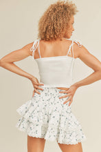 Load image into Gallery viewer, Sweet for You Smocked Eyelet Two-fer Mini Ruffle Skirt/ Tube Top