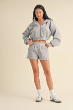 Load image into Gallery viewer, Cozy Era Fleece Crop Full Zip Hoodie