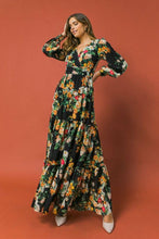 Load image into Gallery viewer, Sweet Floral Long Sleeve Maxi Dress