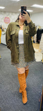 Load image into Gallery viewer, Perfect Plush Olive Fleece Shacket (Bestseller restock!)