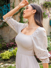 Load image into Gallery viewer, Bohemian Bliss Eyelet Embroidered Dress (2 colors)
