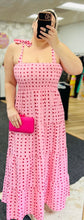 Load image into Gallery viewer, Tuscan Sun Tiered Tie Strap Maxi Dress