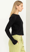 Load image into Gallery viewer, Good Vibes Faded Waffle Top (Available in 2 colors)