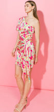 Load image into Gallery viewer, Spring Blooms Mini Faux Wrap Dress
