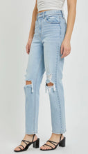 Load image into Gallery viewer, Chic High Rise Straight Jeans