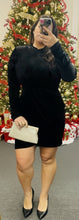 Load image into Gallery viewer, Sleigh all Night Velvet Vixon Dress