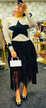 Load image into Gallery viewer, Starry Nights Asymmetrical Skirt