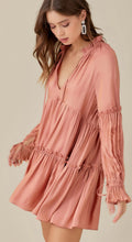 Load image into Gallery viewer, Peach Glaze Glimmers Iridescent Dress (also in Champagne)