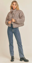 Load image into Gallery viewer, Jagger Leopard Puffer Jacket