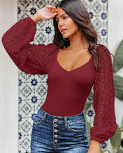 Load image into Gallery viewer, Lace & Grace Bodysuit (2 colors) Curvy Collection available