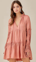 Load image into Gallery viewer, Peach Glaze Glimmers Iridescent Dress (also in Champagne)