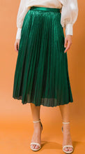 Load image into Gallery viewer, Tinseltown Metallic Midi Skirt