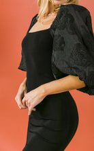 Load image into Gallery viewer, The Perfect Powersleeve Little Black Dress (Bestseller-restocked!)