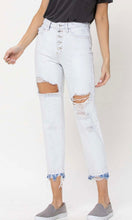 Load image into Gallery viewer, Stone Wash Mom Jeans