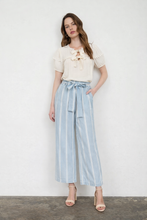 Load image into Gallery viewer, Coastal Stripes Paperbag Pants