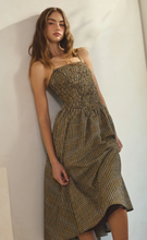 Load image into Gallery viewer, Golden Prairie Gingham Pocketed Dress
