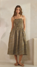 Load image into Gallery viewer, Golden Prairie Gingham Pocketed Dress