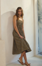 Load image into Gallery viewer, Golden Prairie Gingham Pocketed Dress