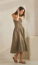 Load image into Gallery viewer, Golden Prairie Gingham Pocketed Dress
