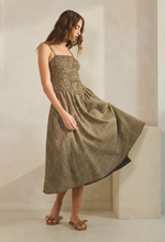 Load image into Gallery viewer, Golden Prairie Gingham Pocketed Dress