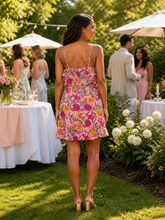 Load image into Gallery viewer, Tropical Frills Mini Dress