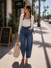 Load image into Gallery viewer, Elevated Barrel Fit Jeans