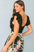 Load image into Gallery viewer, Poppin' in Poplin Ruffles Bodysuit