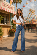Load image into Gallery viewer, Let’s Go High Rise Relaxed Boot Cut Denim (last pair 25)