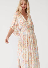 Load image into Gallery viewer, Bohemian Tribal Print Smocked Maxi Dress