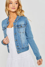 Load image into Gallery viewer, Goes with Everything Stretch Denim Jacket