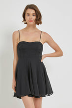 Load image into Gallery viewer, The Little Black Bustier Dress