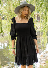 Load image into Gallery viewer, Bohemian Bliss Eyelet Embroidered Dress (2 colors)
