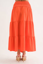 Load image into Gallery viewer, Sweet Papaya Smocked Maxi Skirt