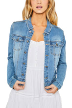 Load image into Gallery viewer, Goes with Everything Stretch Denim Jacket