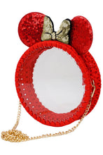 Load image into Gallery viewer, Life’s Better with a Bow Sequin Clear Acrylic Crossbody Bag