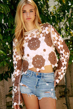 Load image into Gallery viewer, Wildflowers Crochet Crop Pullover (Bestseller Restock)