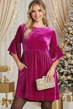 Load image into Gallery viewer, Sweet & Simple Magenta Babydoll Dress