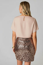 Load image into Gallery viewer, Sugar Cookie Sequin Skirt