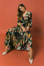 Load image into Gallery viewer, Sweet Floral Long Sleeve Maxi Dress