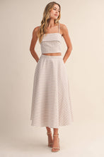 Load image into Gallery viewer, Harbor Stripes Skirt Set