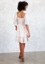 Load image into Gallery viewer, Bohemian Bliss Eyelet Embroidered Dress (2 colors)