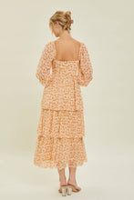 Load image into Gallery viewer, Prairie Chic Ditsy Floral Apricot Buster Dress