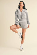 Load image into Gallery viewer, Cozy Era Fleece Crop Full Zip Hoodie