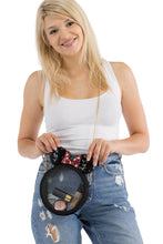 Load image into Gallery viewer, Life’s Better with a Bow Sequin Clear Acrylic Crossbody Bag