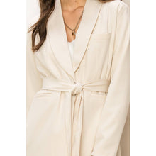 Load image into Gallery viewer, Off the Record Belted Blazer