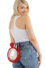 Load image into Gallery viewer, Life’s Better with a Bow Sequin Clear Acrylic Crossbody Bag