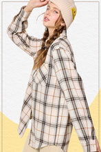 Load image into Gallery viewer, Stone Ridge Flannel Button Down Plaid Shacket