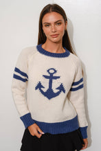 Load image into Gallery viewer, Anchor’s Away Chunky Raglan Sweater