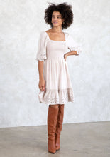 Load image into Gallery viewer, Bohemian Bliss Eyelet Embroidered Dress (2 colors)