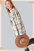 Load image into Gallery viewer, Stone Ridge Flannel Button Down Plaid Shacket